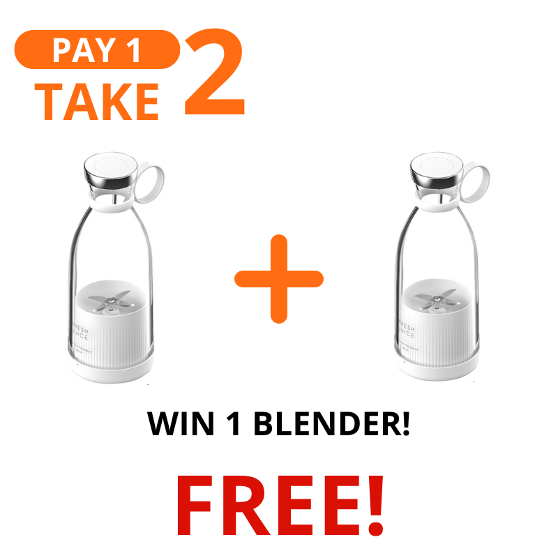 Portable Blender Fresh Juice 350ml – BUY 1 GET 2