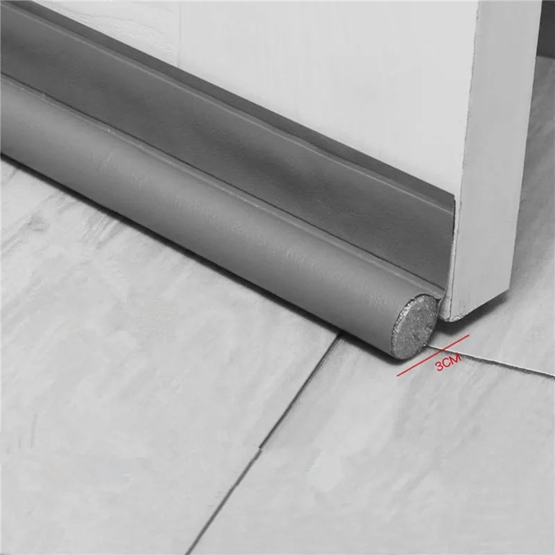 93cm Door Bottom Seal Strip Flexible Wind Noise Reduction Stopper Under Door Blocker Anti Collision Dustproof Soundproof Strips