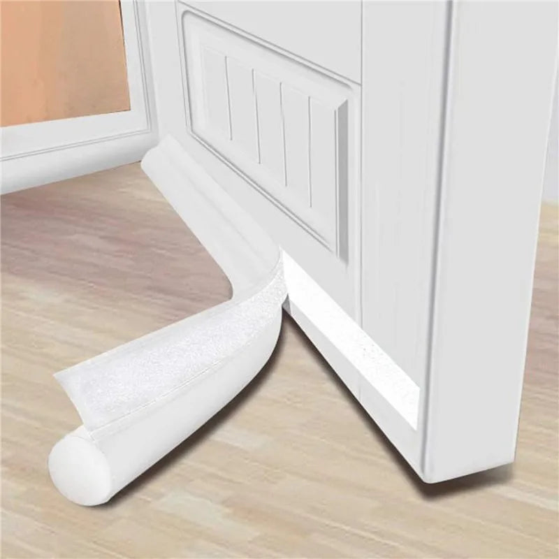 93cm Door Bottom Seal Strip Flexible Wind Noise Reduction Stopper Under Door Blocker Anti Collision Dustproof Soundproof Strips