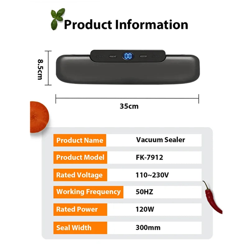 AirLock Vacuum Sealer – Keeps Food Fresh 10 Times Longer